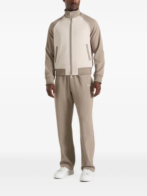 Manière De Voir Signature Piped track jacket - Taupe/Beige
