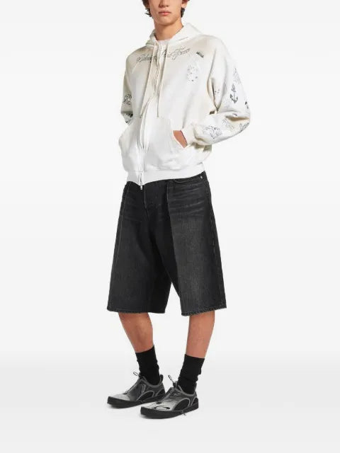 Balenciaga classic ink zip-up hoodie