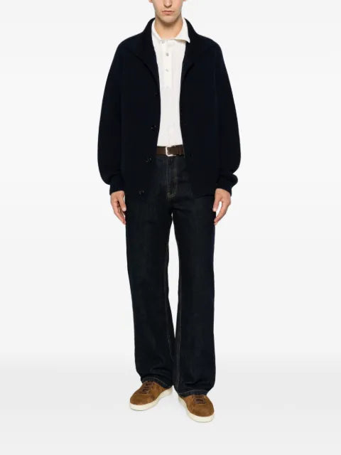 TOM FORD ribbed-knit shawl-collar cardigan