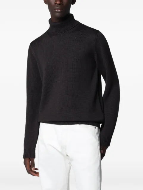 Roberto Collina ribbed-knit roll-neck sweater