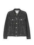 Eleventy contrast-stitch denim jacket
