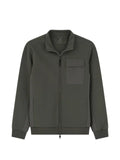 Boggi Milano full-zip sweatshirt in cotton-blend scuba B Tech