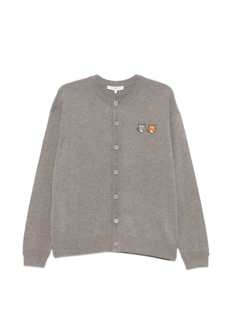 Maison Kitsuné Double Fox Head cardigan