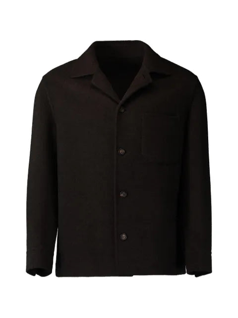 Eleventy button-fastening chest-pocket jacket