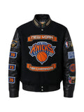 Jeff Hamilton x New York Knicks embroidered bomber jacket