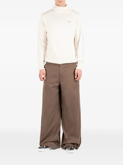 Société Anonyme Charles roll-neck logo-patch sweater