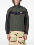 BOTT contrast-panel high-collar jacket
