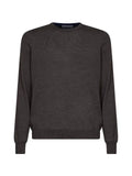 D4.0 plain-stitch crew-neck sweater