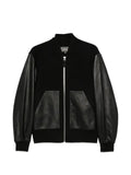 Mackage Tripp leather-panelled bomber jacket
