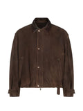 Salvatore Santoro suede leather jacket