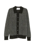 AMARANTO  patterned-knit cardigan