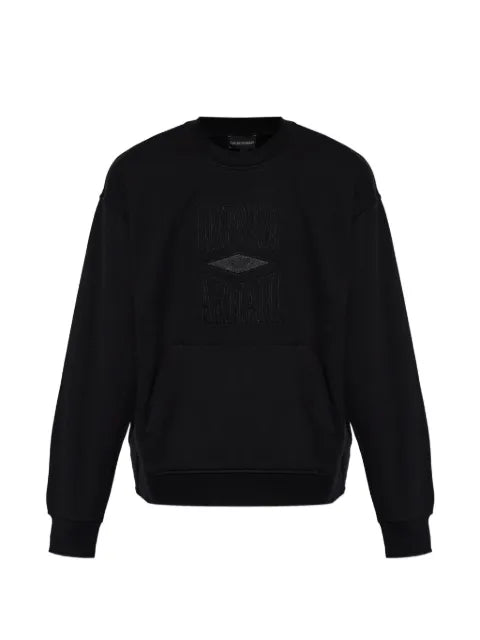 Emporio Armani embroidered-logo sweater