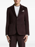 Peserico corduroy single-breasted jacket