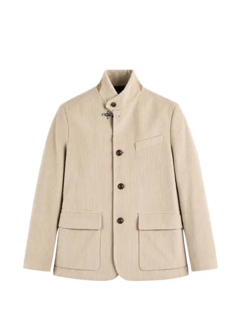 Fay corduroy lobster-clasp jacket