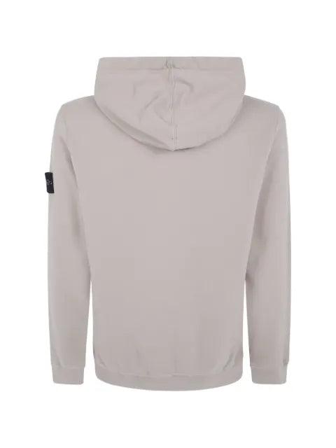 Stone Island 6100067 brushed organic cotton fleece hooded sweatshirt