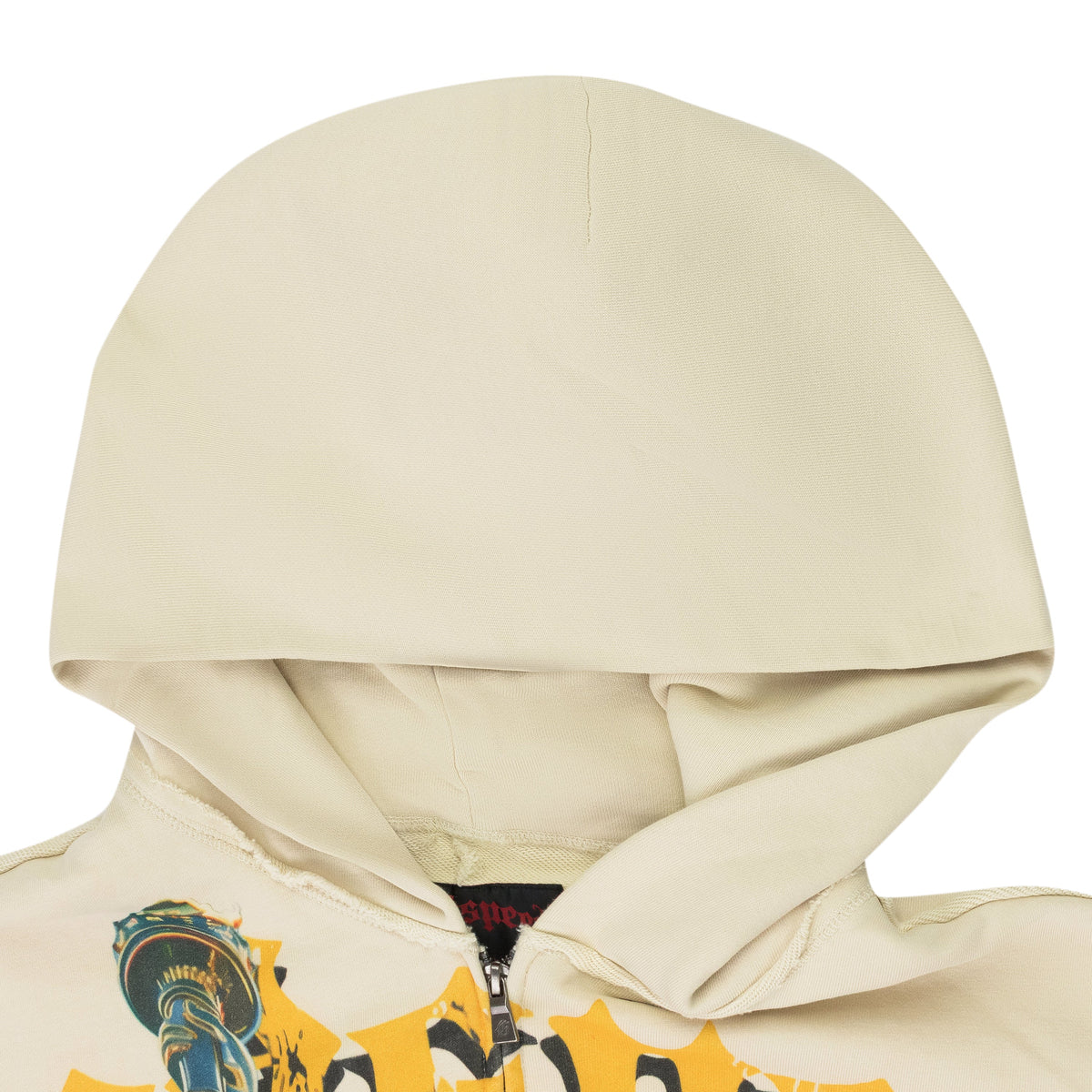 OFF-WHITE CHROME LIBERTY ZIP V2 SWEATSHIRT