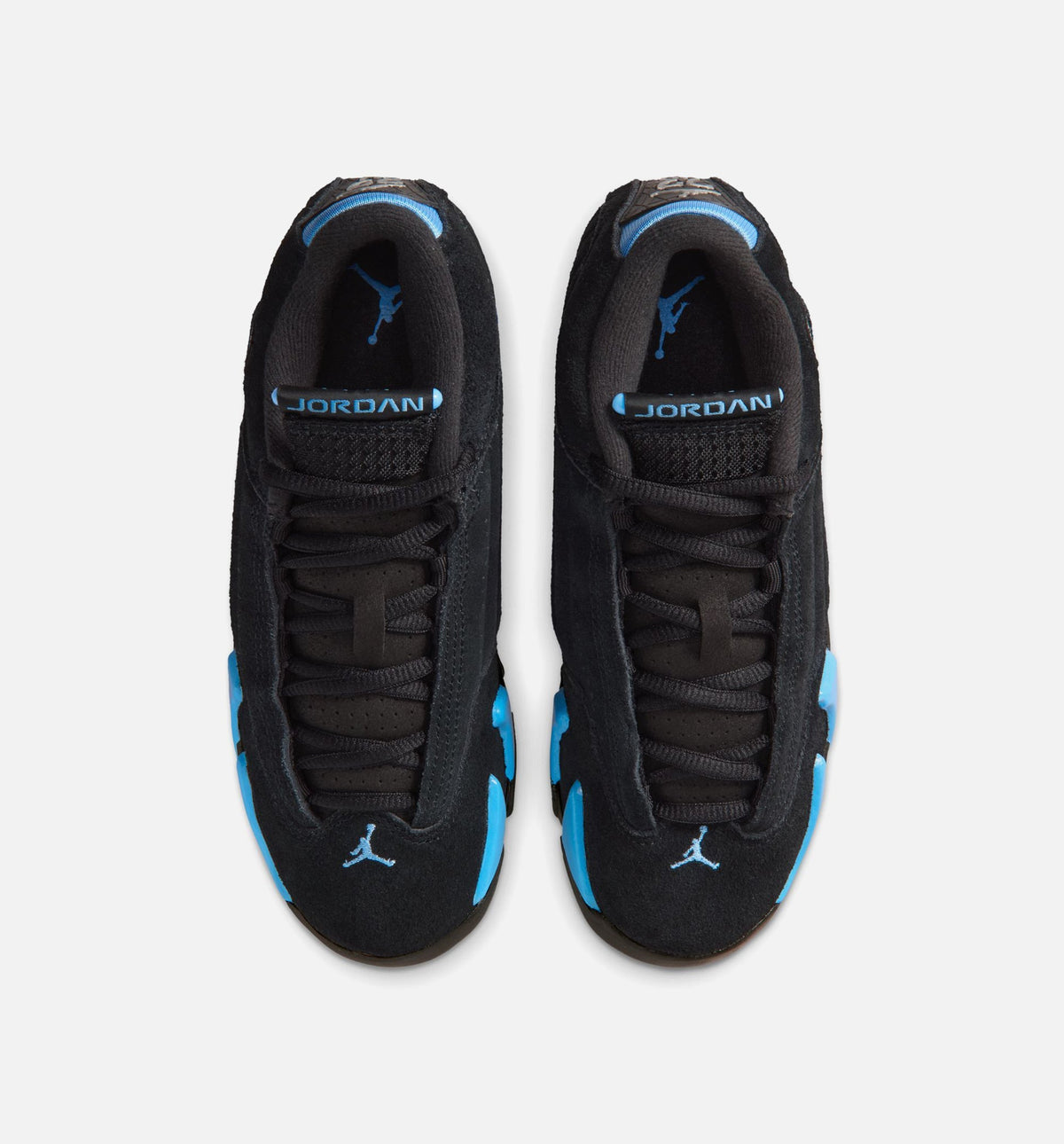 Air Jordan 14 Retro Black/University Blue Grade School Lifestyle Shoes – Black/White/University Blue