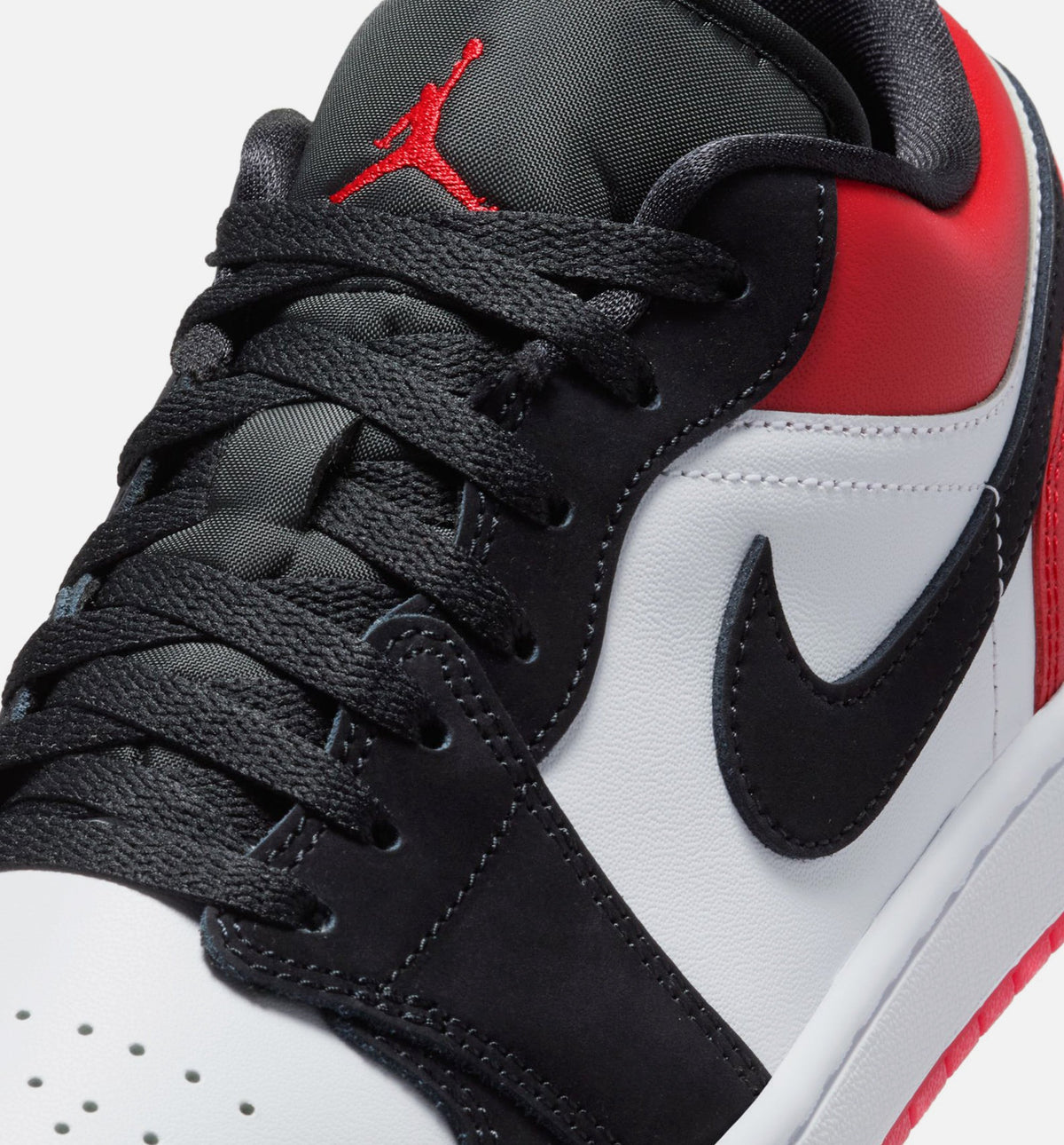 Air Jordan 1 Low SE Men's Lifestyle Shoes - White / Varsity Red / Black