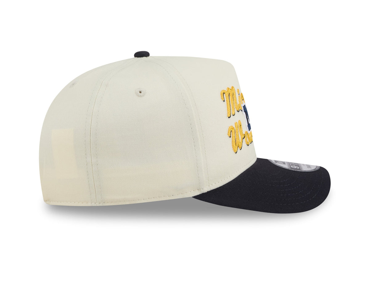New Era 950 A-Frame Michigan Wolverines Chainstich Snapback Hat