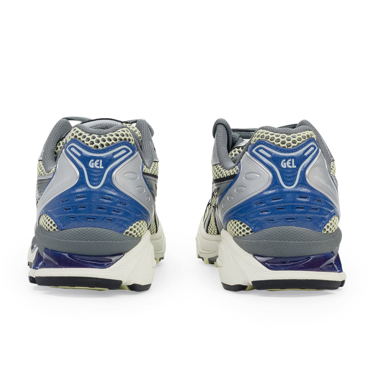 Soft Yellow / Asics Blue Gel-Kayano 14