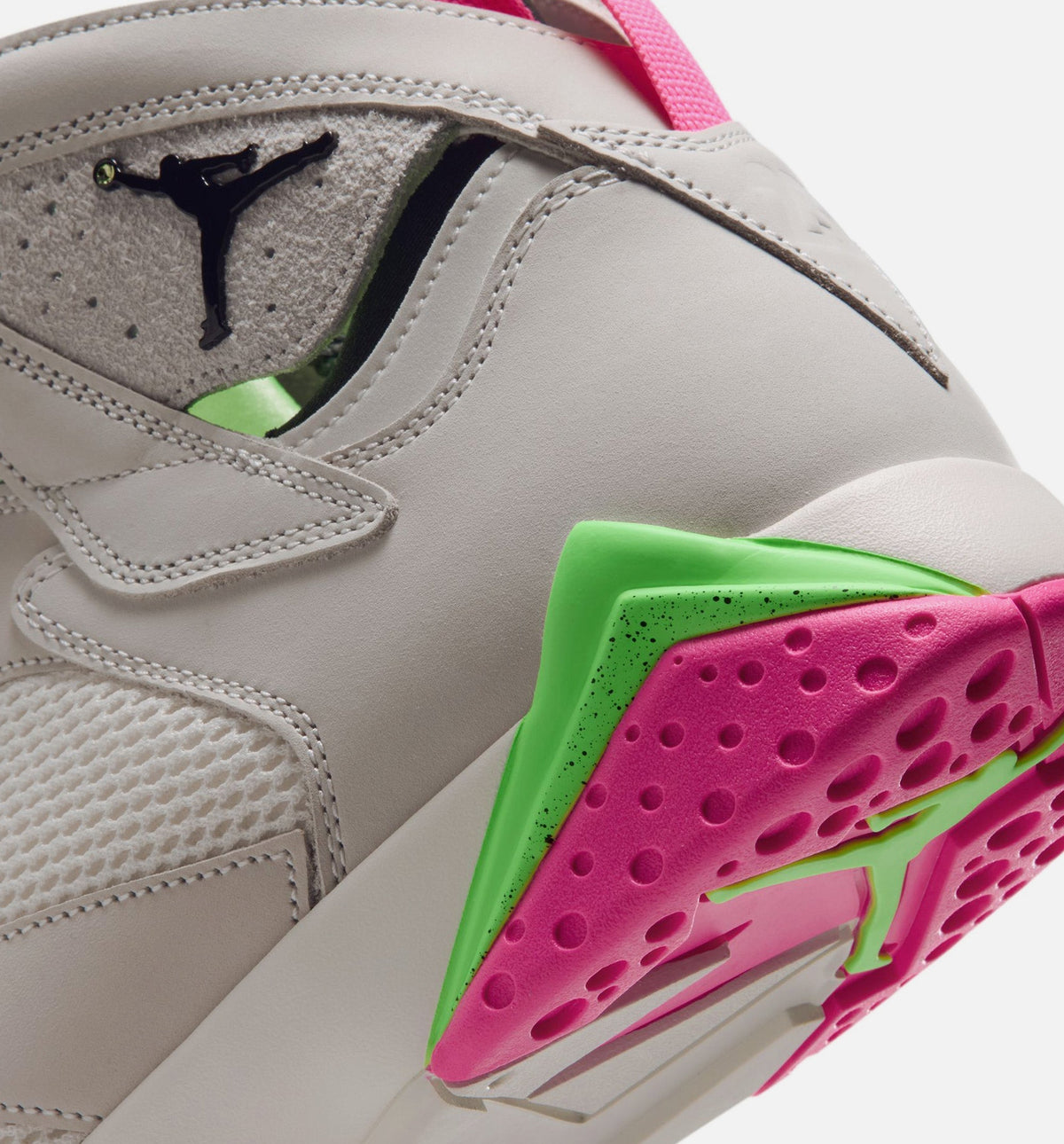 Air Jordan 7 Retro Mens Lifestyle Shoe - Phantom/Lime Blast/Pink Blast/Anthracite