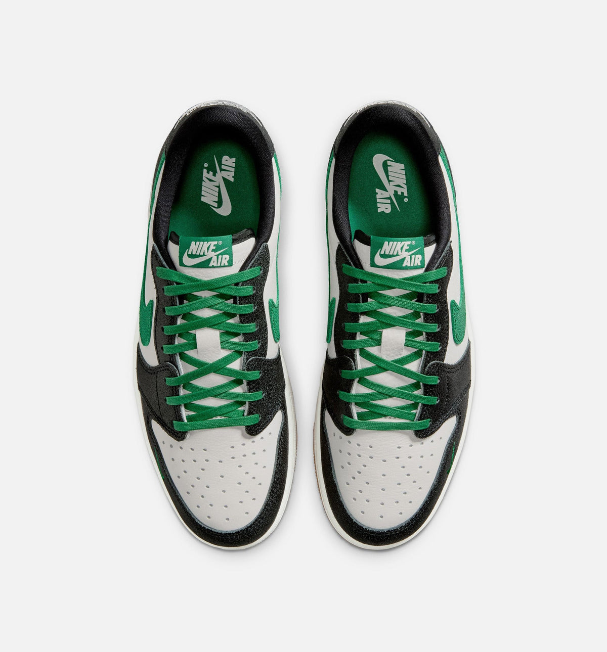Air Jordan 1 Retro Low OG Phantom and Pine Green – Men's Lifestyle Shoe in Phantom/Pine Green/Black