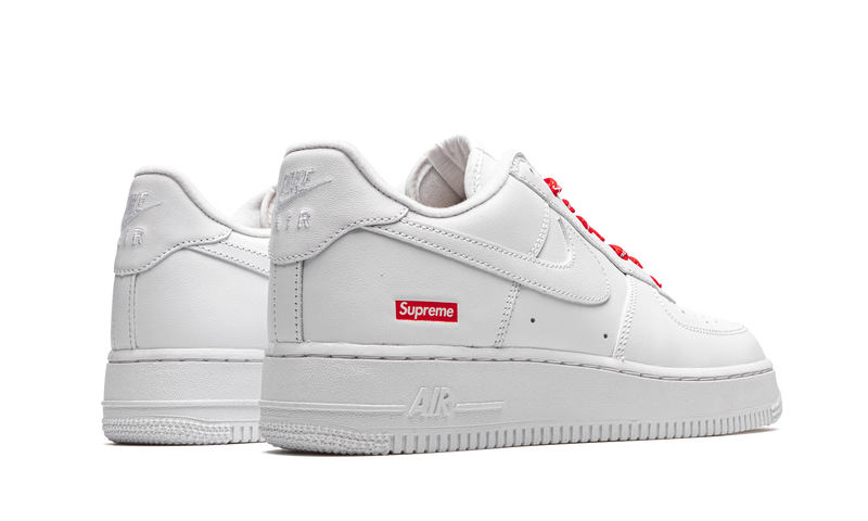 Supreme x Nike Air Force 1 Low 'Mini Box Logo' – CU9225-100 | White AF1 Low with Supreme Box Logo Detailing