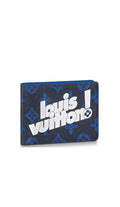 Louis Vuitton Multiple Wallet Monogram Blue