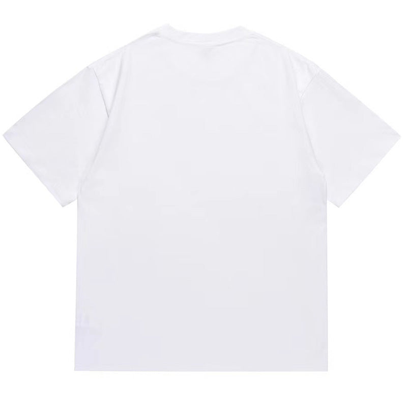 BAPE Multicolor ABC Camo Big Ape Head Men's T-Shirt - White