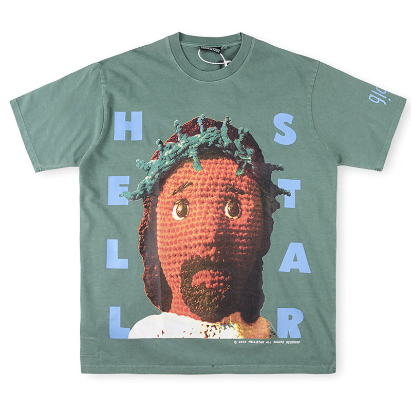 Hellstar Crotchet Jesus T-Shirt