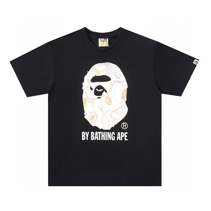 BAPE Ape Head Graphic Tee Loose Unisex Streetwear T-Shirt