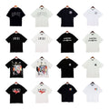 Amiri Multi‑Pattern Letter Graphic Oversized Tee Streetwear Unisex
