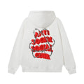 Anti Social Social Club Barbed Wire Red Logo White Hoodie