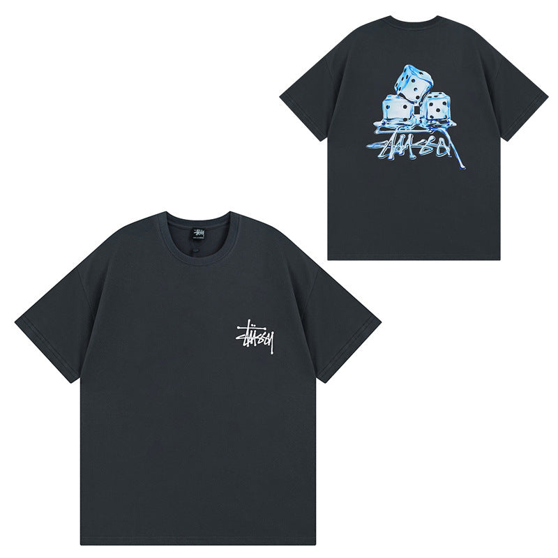 Stussy T Shirts Casual Versatile Loose T Shirts Couple