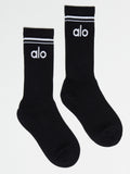 UNISEX THROWBACK SOCK BLACK