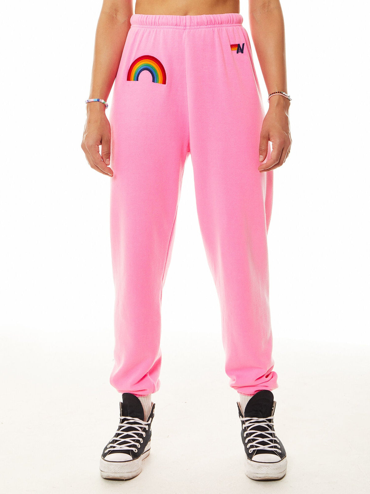 RAINBOW EMBROIDERY SWEATPANT