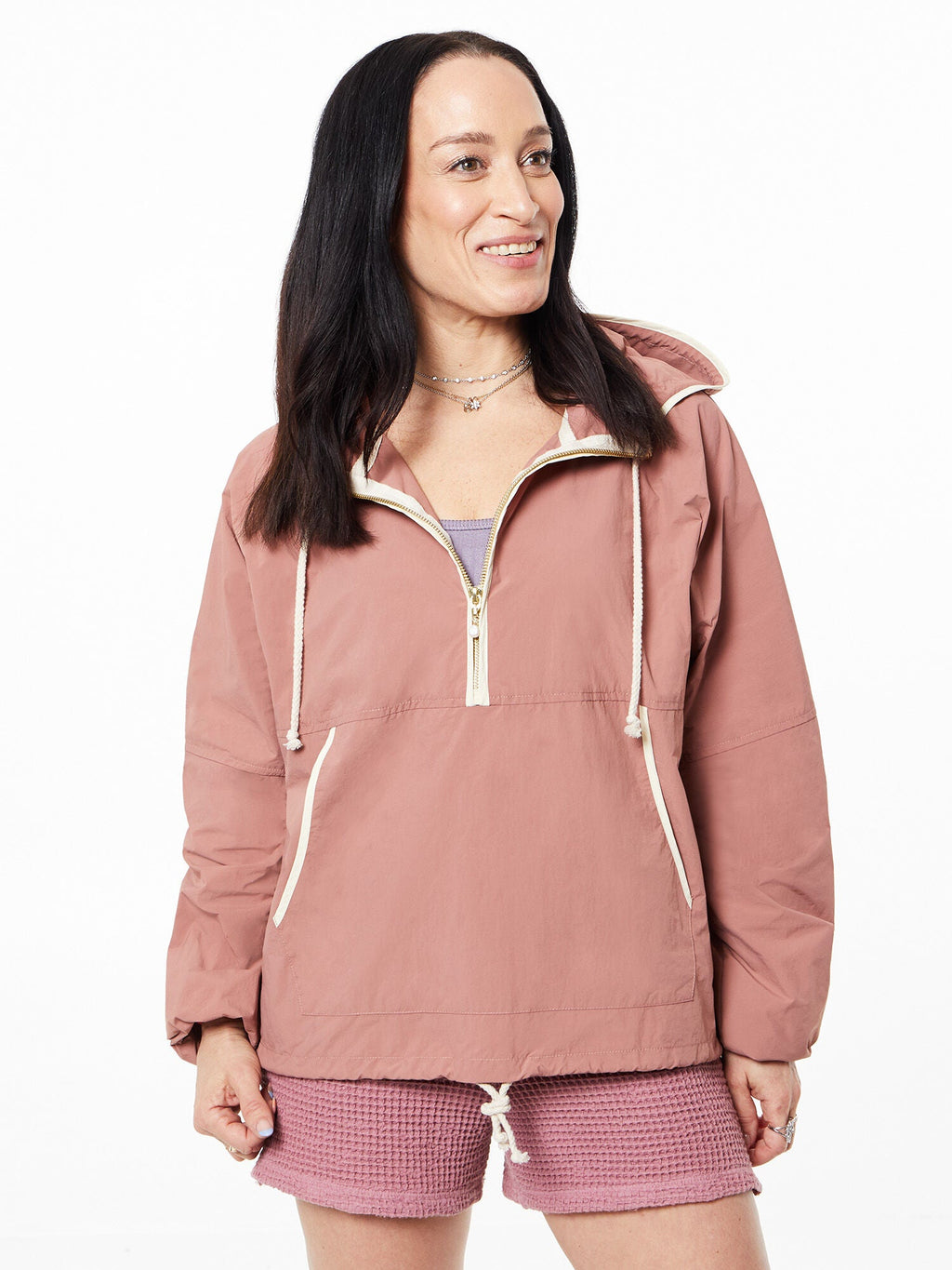 NYLON PULLOVER ANORAK