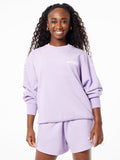 Monday Crew Neck Purple Rose