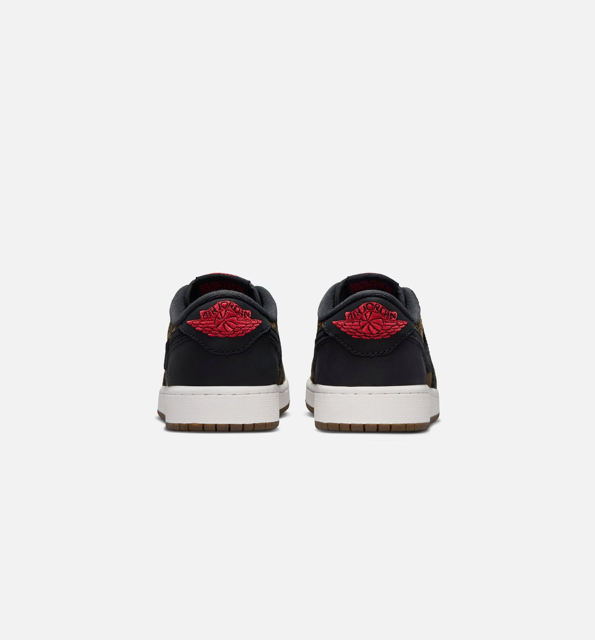 Air Jordan 1 Retro Low OG Laser Black and Varsity Red | Grade School Lifestyle Shoe | Black/Varsity Red/Summit White