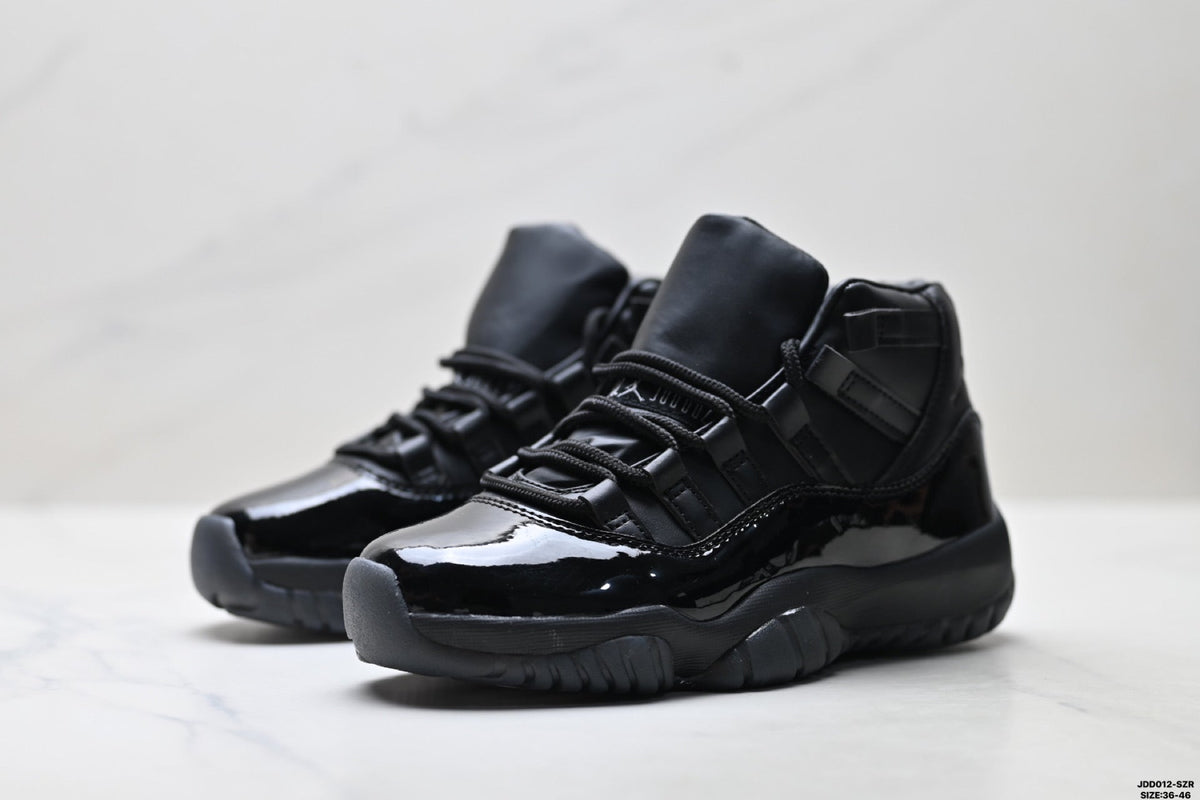 Air Jordan 11 Retro Triple Black Unisex Sneakers Style 22