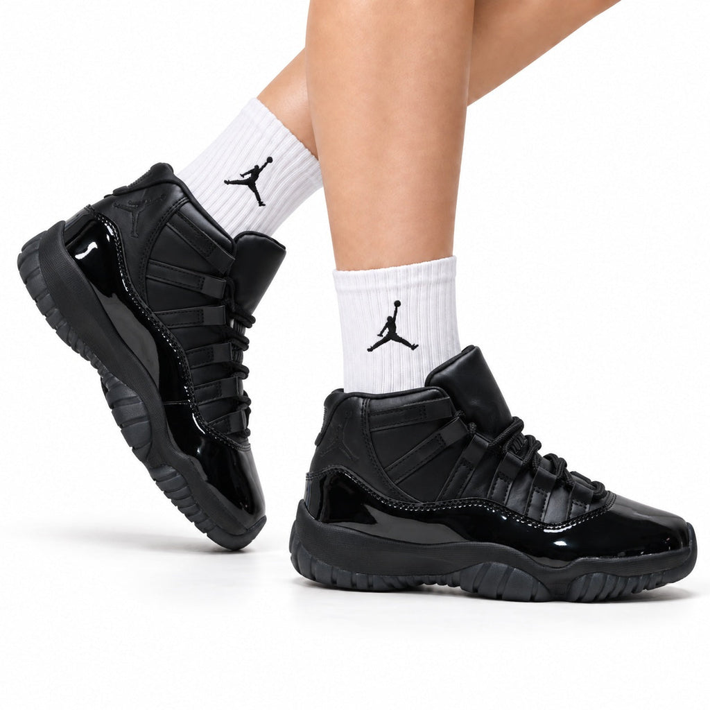 Air Jordan 11 Retro Triple Black Unisex Sneakers Style 22