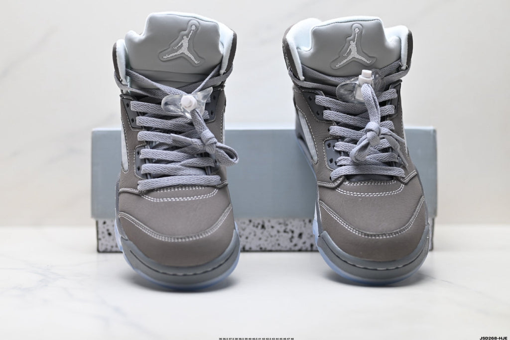 Air Jordan 5 Retro Cool Grey Silver Sneakers