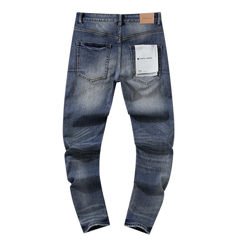 Purple Brand Blue Distressed Denim Jeans