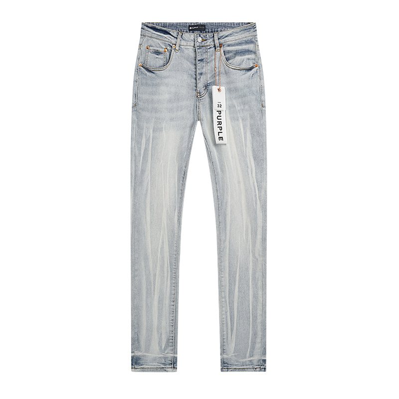 Purple Brand Light Blue Washed Denim Jeans