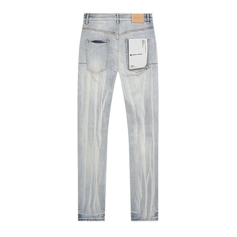 Purple Brand Light Blue Washed Denim Jeans