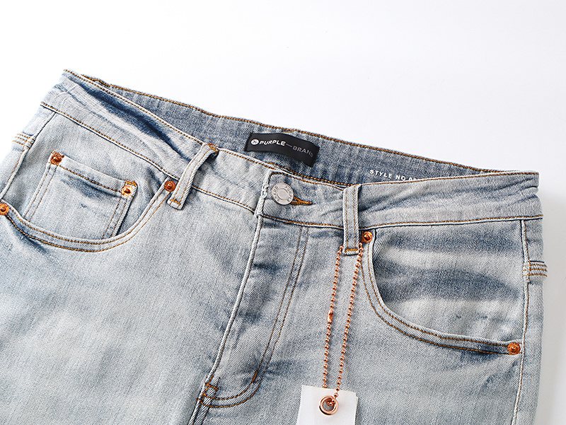 Purple Brand Light Blue Washed Denim Jeans
