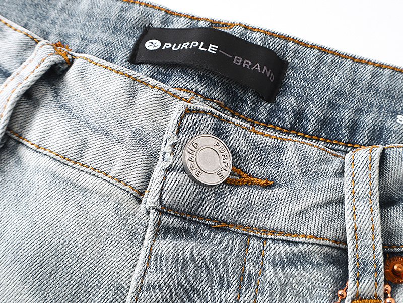 Purple Brand Light Blue Washed Denim Jeans