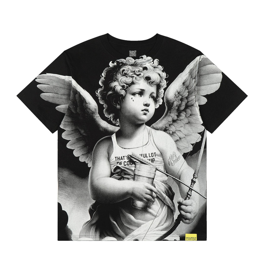 THAT'S A AWFUL LOT OF COUGH SYRUP Cherub Graphic T-Shirt