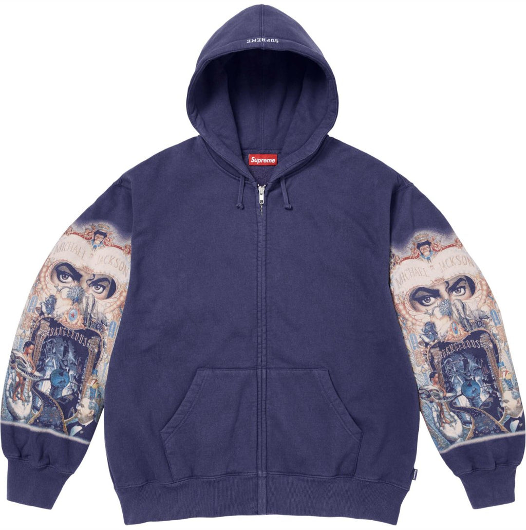 Supreme Sleeve Graphic Zip Hoodie