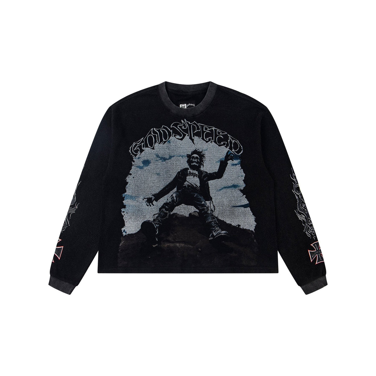 Godspeed E Pluribus Unum Graphic Long-Sleeve T-Shirt